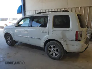 2010 Honda Pilot Touring with VIN 5FNYF3H8XAB019977, listed as a Copart auction lot 75955974 with 136,873 mi miles and Salvage Title. Bid and sale history available at DreamBid. Image 2.