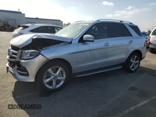 2017 Mercedes-Benz GLE 350 with VIN 4JGDA5JB8HA972927, listed as a Copart auction lot 61442225 with 46,473 mi miles and Salvage title. Bid and sale history available at DreamBid. Image 1.