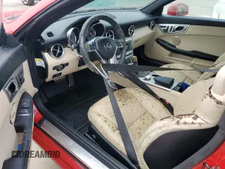 2013 Mercedes-Benz SLK-Class SLK 250 with VIN WDDPK4HA4DF073085, listed as a Copart auction lot 73961824 with 0 mi miles and Salvage Title. Bid and sale history available at carsss.com. Image 8.