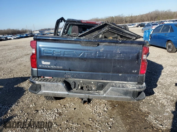 2022 Chevrolet Silverado 1500 LT with VIN 1GCPYJEK1NZ102885, listed as a Copart auction lot 46439435 with 81,665 mi miles and Salvage Title. Bid and sale history available at DreamBid. Image 6.
