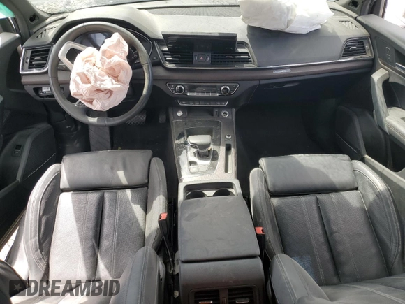 2023 Audi Q5 Sportback S line Premium Plus with VIN WA15AAFYXP2177153, listed as a Copart auction lot 52796865 with Not provided miles and Salvage title. Bid and sale history available at DreamBid. Image 8.