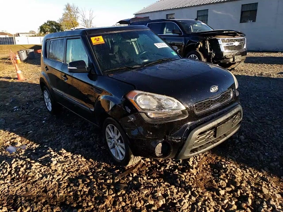 2013 Kia Soul + with VIN KNDJT2A61D7749641, listed as a Copart auction lot 80124214 with 181,476 mi miles and Salvage Title. Bid and sale history available at DreamBid. Image 14.