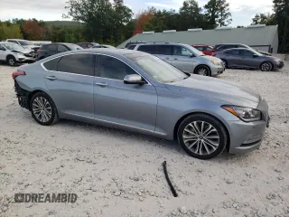2017 Genesis G80 3.8L with VIN KMHGN4JE0HU191405, listed as a Copart auction lot 72058054 with 130,027 mi miles and Salvage Title. Bid and sale history available at carsss.com. Image 4.