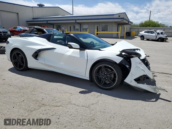 2025 Chevrolet Corvette 1LT with VIN 1G1YA3D41S5109063, listed as a Copart auction lot 53582085 with 686 mi miles and Salvage title. Bid and sale history available at DreamBid. Image 4.