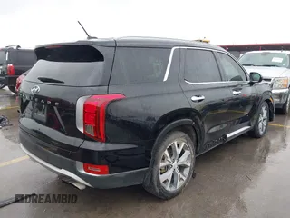 2020 Hyundai Palisade SEL with VIN KM8R34HEXLU065842, listed as a IAAI auction lot 41891843 with 120,611 mi miles and . Bid and sale history available at DreamBid. Image 4.