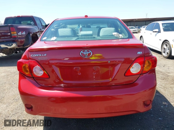 2009 Toyota Corolla with VIN 1NXBU40E99Z122454, listed as a IAAI auction lot 41999898 with 202,958 mi miles. Bid and sale history available at carsss.com. Image 16.
