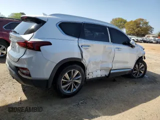 2020 Hyundai Santa Fe SEL with VIN 5NMS33AD9LH143066, listed as a Copart auction lot 51484095 with 121,858 mi miles and Salvage Title. Bid and sale history available at carsss.com. Image 3.