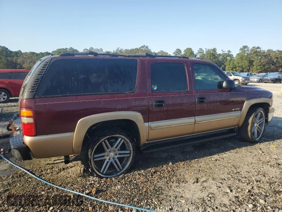 2000 Chevrolet Suburban LT with VIN 3GNEC16T0YG132453, listed as a Copart auction lot 75047174 with 0 mi miles and Salvage Title. Bid and sale history available at carsss.com. Image 3.
