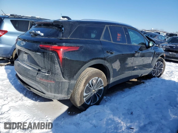 2024 Chevrolet Blazer EV eAWD LT z VIN 3GNKDBRJ2RS258375, wystawiony jako Copart lot #45091735 z przebiegiem 5 162 mil mil oraz Szkoda całkowita • Salvage title. Historia ofert i sprzedaży dostępna na DreamBid. Obrazek 3.