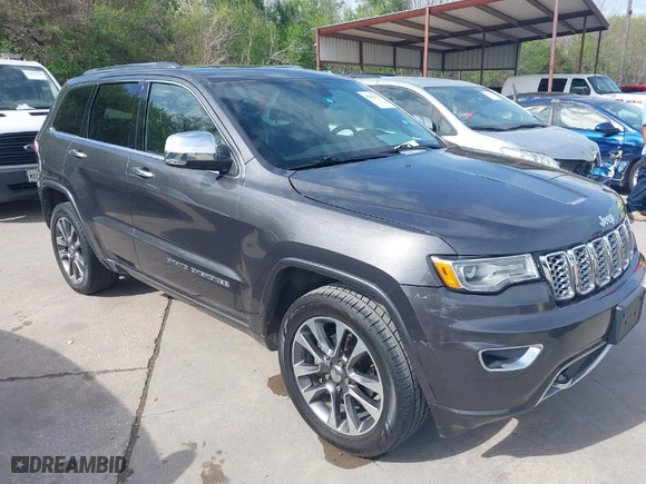 2017 Jeep Grand Cherokee Overland with VIN 1C4RJECG1HC614740, listed as a IAAI auction lot 41912523 with 177,353 mi miles. Bid and sale history available at carsss.com. Image 1.