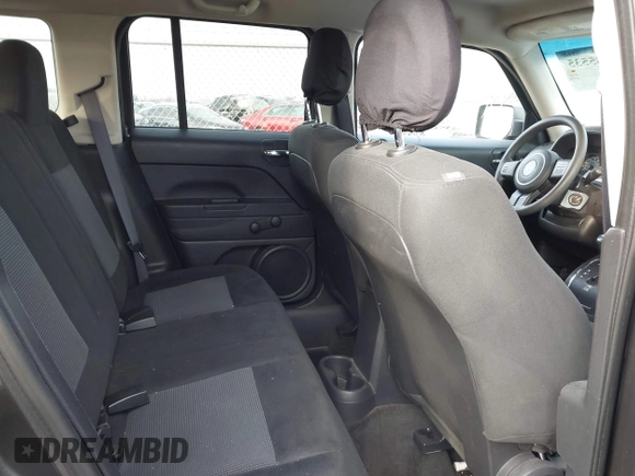 2017 Jeep Patriot Sport SE with VIN 1C4NJPBA3HD166261, listed as a IAAI auction lot 41285535 with 99,600 mi miles and . Bid and sale history available at DreamBid. Image 8.