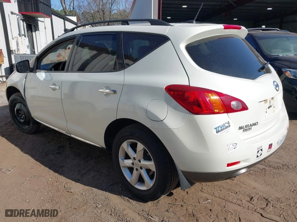 2010 Nissan Murano SL with VIN JN8AZ1MW3AW135698, listed as a IAAI auction lot 41702839 with 176,996 mi miles. Bid and sale history available at carsss.com. Image 3.