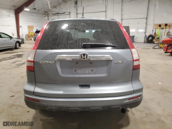 2010 Honda CR-V EX-L with VIN JHLRE4H73AC013054, listed as a Copart auction lot 50491595 with 123,121 mi miles and Salvage Title. Bid and sale history available at carsss.com. Image 6.