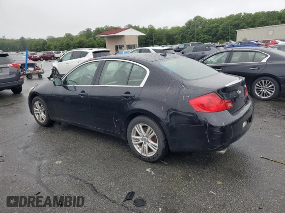 2012 Infiniti G25 x z VIN JN1DV6AR6CM860763, wystawiony jako Copart lot #60118655 z przebiegiem 182 446 mil mil oraz Szkoda całkowita • Salvage title. Historia ofert i sprzedaży dostępna na DreamBid. Obrazek 2.