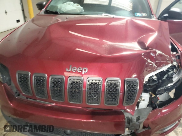 2021 Jeep Cherokee Latitude Lux with VIN 1C4PJMMX7MD117583, listed as a Copart auction lot 59594645 with 33,538 mi miles and Salvage title. Bid and sale history available at DreamBid. Image 11.