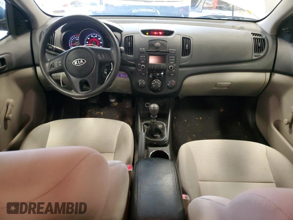 2011 Kia Forte LX with VIN KNAFT4A29B5341733, listed as a Copart auction lot 80538814 with 83,155 mi miles and Salvage Title. Bid and sale history available at carsss.com. Image 8.