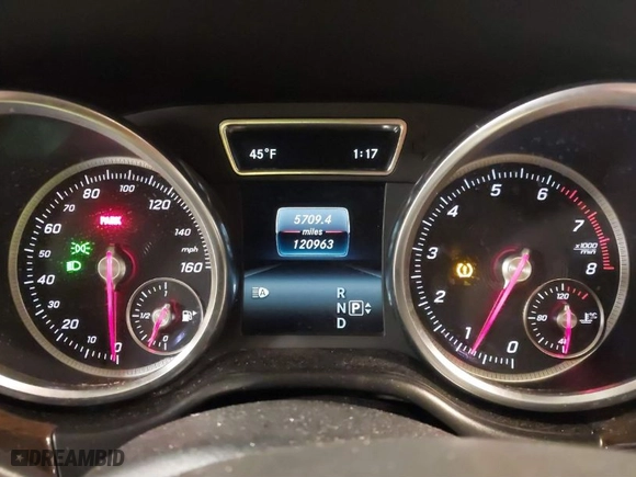 2017 Mercedes-Benz GLS with VIN 4JGDF6EE9HA766026, listed as a IAAI auction lot 41850961 with 120,963 mi miles. Bid and sale history available at carsss.com. Image 7.