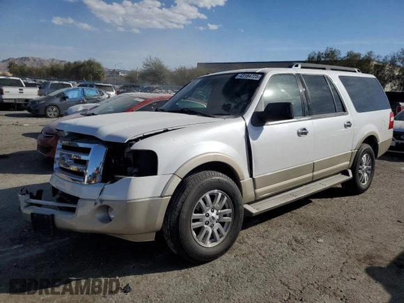 2010 Ford Expedition EL Eddie Bauer with VIN 1FMJK1J56AEB50404, listed as a Copart auction lot 43184725 with 191,429 mi miles and Salvage Title. Bid and sale history available at carsss.com. Image 1.