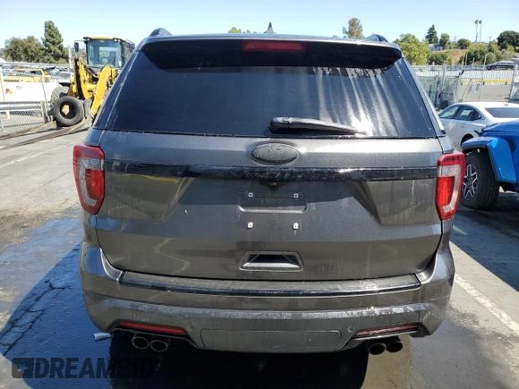2018 Ford Explorer Sport с VIN 1FM5K8GT8JGA32035, выставлен на аукционе Copart как лот 61410295 с пробегом 88 100 миль миль и Чистый • Clean title. История ставок и продаж доступна на DreamBid. Изображение 6.