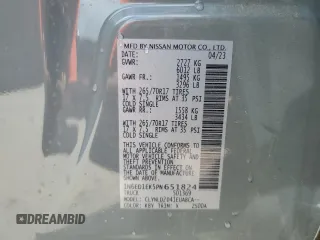 2023 Nissan Frontier Pro-4X with VIN 1N6ED1EK5PN651824, listed as a Copart auction lot 50928645 with 11,319 mi miles and Non repairable. Bid and sale history available at DreamBid. Image 13.
