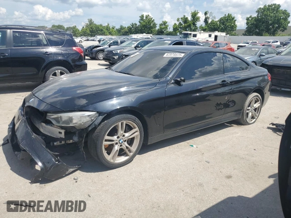2016 BMW 4 Series 428i xDrive with VIN WBA3N9C58GK249023, listed as a Copart auction lot 62074475 with 118,360 mi miles and Clean title. Bid and sale history available at DreamBid. Image 1.