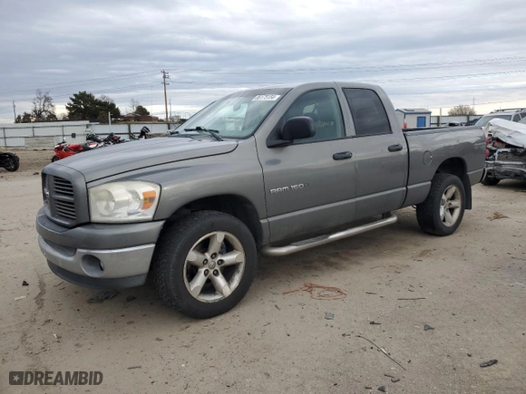 2007 Dodge Ram 1500 SLT with VIN 1D7HU18N37S262659, listed as a Copart auction lot 86175154 with 240,501 mi miles and Salvage Title. Bid and sale history available at carsss.com. Image 1.