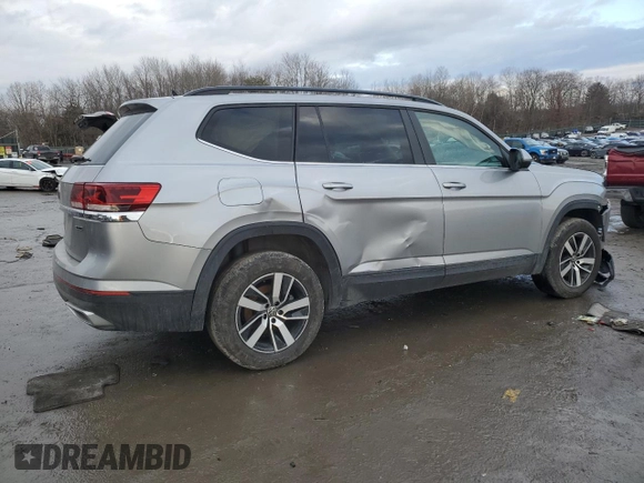 2021 Volkswagen Atlas SE z VIN 1V2LP2CAXMC513803, wystawiony jako Copart lot #46808555 z przebiegiem 99 909 mil mil oraz Szkody całkowita. Historia ofert i sprzedaży dostępna na DreamBid. Obrazek 3.