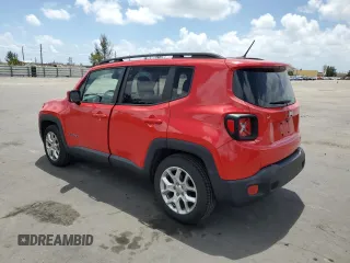2017 Jeep Renegade Latitude with VIN ZACCJABB6HPF75773, listed as a Copart auction lot 54577855 with 50,425 mi miles and Salvage Title. Bid and sale history available at carsss.com. Image 2.