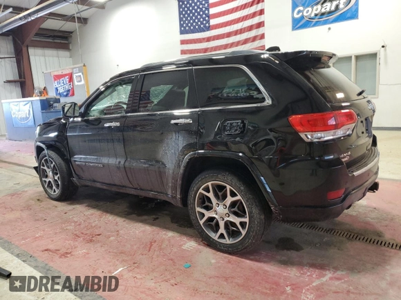 2020 Jeep Grand Cherokee Overland with VIN 1C4RJFCG0LC136132, listed as a Copart auction lot 45793435 with 66,491 mi miles and Salvage Title. Bid and sale history available at DreamBid. Image 2.