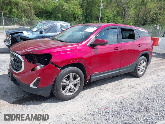 2019 GMC Terrain SLE with VIN 3GKALTEV4KL399376, listed as a IAAI auction lot 42143747 with 181,346 mi miles. Bid and sale history available at carsss.com. Image 17.