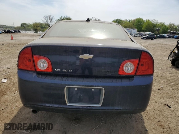 2012 Chevrolet Malibu 1LT with VIN 1G1ZC5E03CF300503, listed as a Copart auction lot 53848085 with 231,529 mi miles and Salvage Title. Bid and sale history available at DreamBid. Image 6.