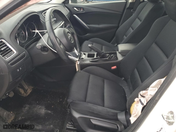 2014 Mazda Mazda6 i Sport with VIN JM1GJ1U54E1100076, listed as a Copart auction lot 47665615 with 96,515 mi miles and Salvage Title. Bid and sale history available at carsss.com. Image 7.