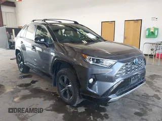 2021 Toyota RAV4 Hybrid XSE with VIN JTME6RFV5MD515361, listed as a IAAI auction lot 42160739 with 37,097 mi miles and . Bid and sale history available at DreamBid. Image 1.