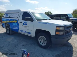 2014 Chevrolet Silverado 1500 Work Truck with VIN 1GCNCPEH9EZ343736, listed as a IAAI auction lot 41542321 with 222,641 mi miles. Bid and sale history available at carsss.com. Image 1.