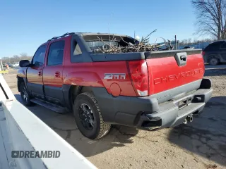 2002 Chevrolet Avalanche z VIN 3GNEC13T02G267332, wystawiony jako Copart lot #41855985 z przebiegiem Nie podano mil oraz Szkoda całkowita • Salvage title. Historia ofert i sprzedaży dostępna na DreamBid. Obrazek 2.