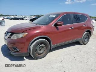 2015 Nissan Rogue S with VIN KNMAT2MT2FP504352, listed as a Copart auction lot 52797585 with 156,644 mi miles and Salvage Title. Bid and sale history available at DreamBid. Image 1.