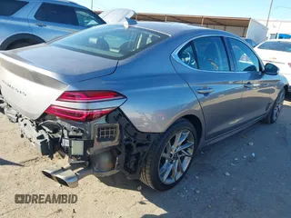 2022 Genesis G70 2.0T with VIN KMTG34TA9NU093023, listed as a IAAI auction lot 40989282 with 50,036 mi miles. Bid and sale history available at carsss.com. Image 4.