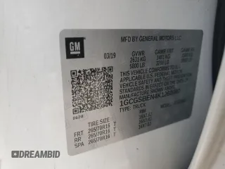 2019 Chevrolet Colorado 2WD Work Truck с VIN 1GCGSBEN4K1260097, выставлен на аукционе Copart как лот 59342215 с пробегом 156 856 миль миль и Списание • Salvage title. История ставок и продаж доступна на DreamBid. Изображение 12.