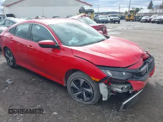 2021 Honda Civic Sedan LX with VIN 2HGFC2F63MH502125, listed as a IAAI auction lot 41734711 with 37,895 mi miles. Bid and sale history available at carsss.com. Image 1.