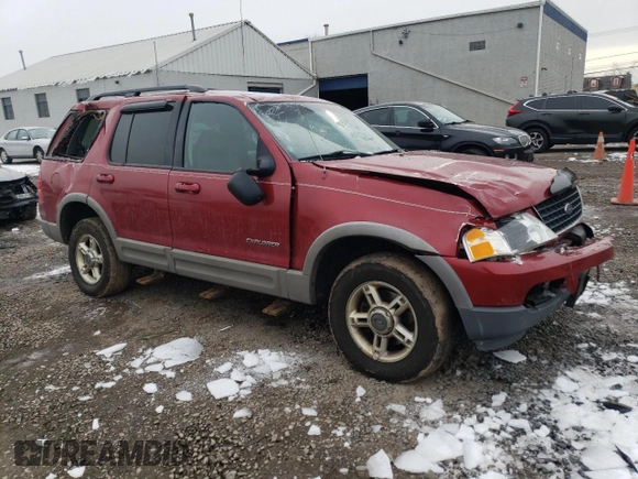 2002 Ford Explorer XLT with VIN 1FMDU73W12ZB33357, listed as a Copart auction lot 44722015 with Not provided miles and Salvage title. Bid and sale history available at DreamBid. Image 4.