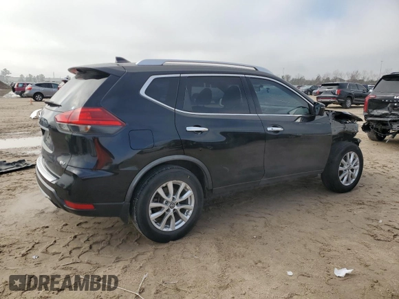 2017 Nissan Rogue SV with VIN JN8AT2MT3HW402720, listed as a Copart auction lot 46902295 with 147,460 mi miles and Salvage Title. Bid and sale history available at carsss.com. Image 3.