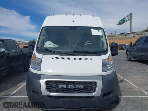 2019 Ram ProMaster Cargo with VIN 3C6TRVCG7KE520397, listed as a IAAI auction lot 41599505 with 125,287 mi miles and . Bid and sale history available at DreamBid. Image 12.