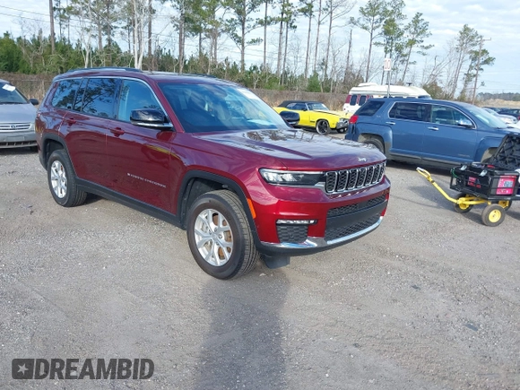2023 Jeep Grand Cherokee Limited with VIN 1C4RJJBG8P8806751, listed as a IAAI auction lot 41294902 with 37,635 mi miles and . Bid and sale history available at DreamBid. Image 1.