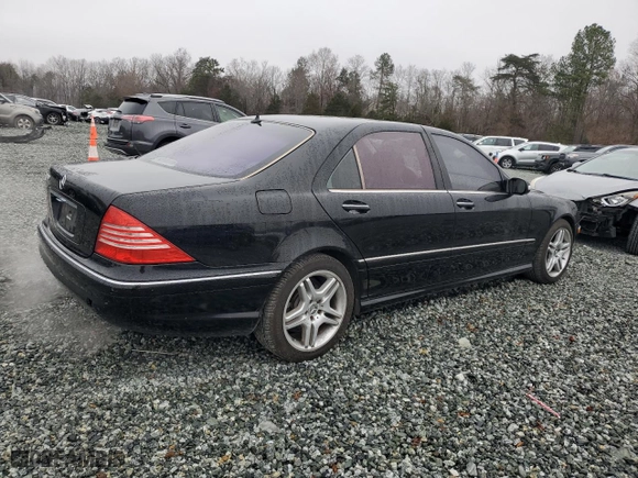 2006 Mercedes-Benz S-Class 5.0L with VIN WDBNG75J16A479767, listed as a Copart auction lot 85027454 with 170,381 mi miles and Clean Title. Bid and sale history available at carsss.com. Image 3.