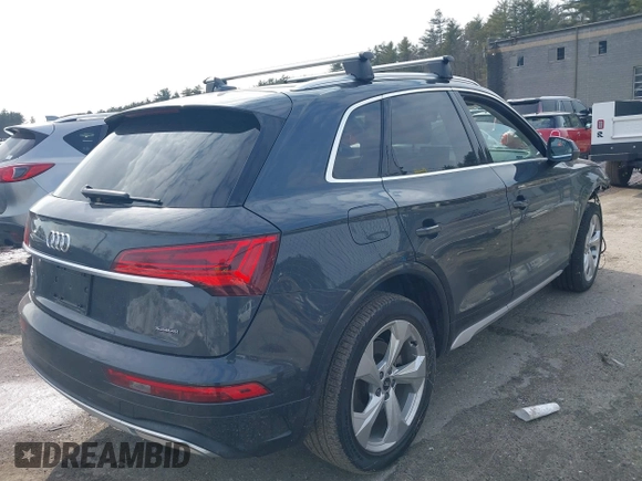2021 Audi Q5 Prestige with VIN WA1CAAFY5M2050748, listed as a IAAI auction lot 41704470 with 55,162 mi miles. Bid and sale history available at carsss.com. Image 13.