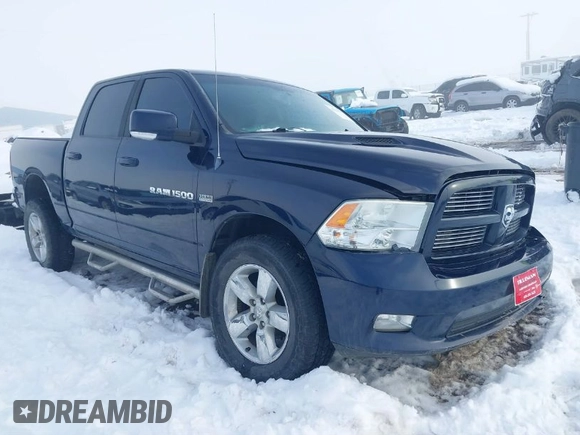 2012 Ram 1500 Sport with VIN 1C6RD7MT4CS190197, listed as a IAAI auction lot 41254757 with 200,608 mi miles. Bid and sale history available at carsss.com. Image 1.
