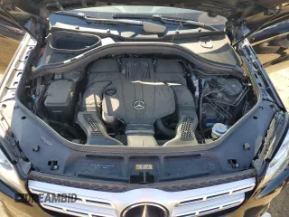 2017 Mercedes-Benz GLS 450 with VIN 4JGDF6EE9HA870581, listed as a Copart auction lot 72291504 with 92,036 mi miles and Salvage Title. Bid and sale history available at DreamBid. Image 12.