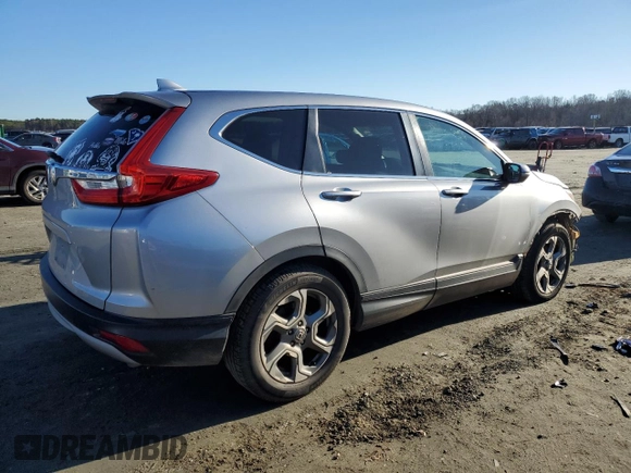 2018 Honda CR-V EX with VIN 7FARW1H52JE050949, listed as a Copart auction lot 87192364 with 139,550 mi miles and Salvage Title. Bid and sale history available at carsss.com. Image 3.