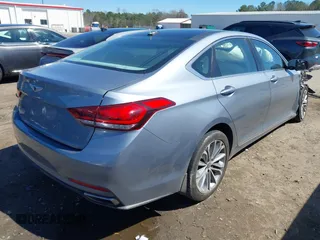 2017 Genesis G80 3.8L with VIN KMHGN4JE1HU195673, listed as a IAAI auction lot 41848806 with 147,327 mi miles. Bid and sale history available at carsss.com. Image 4.
