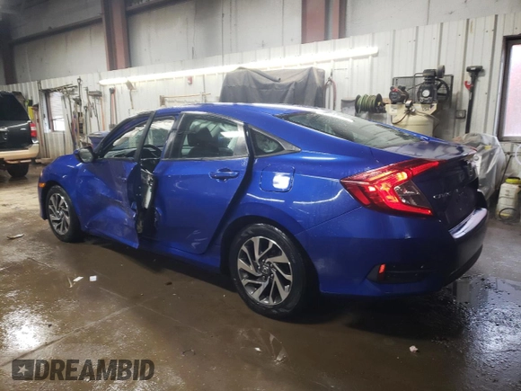 2016 Honda Civic EX with VIN 19XFC2F78GE006714, listed as a Copart auction lot 52532605 with 96,013 mi miles and Salvage Title. Bid and sale history available at DreamBid. Image 2.